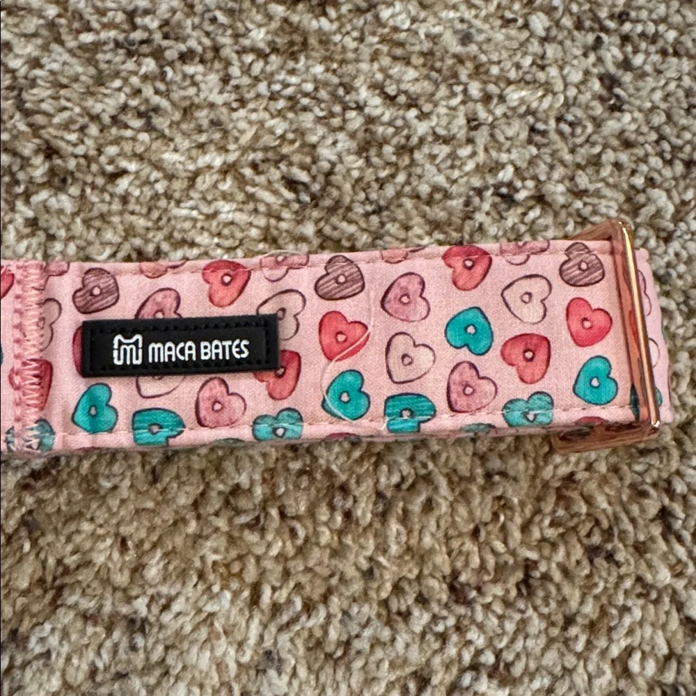 Maca Bates Pet Collar and Bow Tie Set Size XL